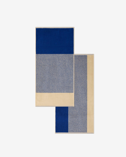 Handdoeken Set Blend Cobalt Blue Ecru (2 st.) - SUITE702