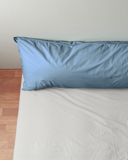 bedMATE Pillowcase Cotton Quiet Blue