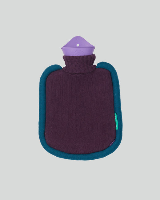 Mini Bumper Hot Water Bottle Eggplant 