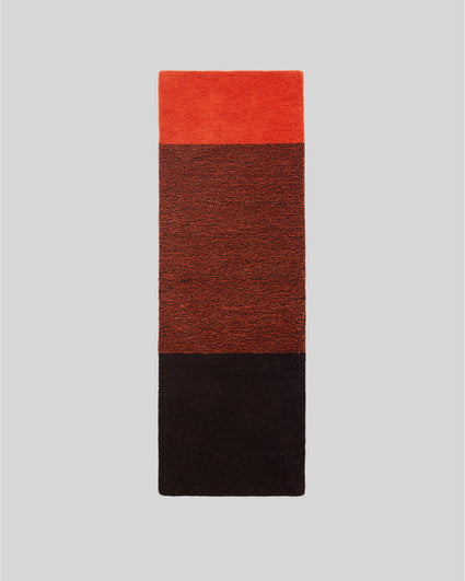 Vloerkleed Wol Horizontaal Poppy Orange Brown - SUITE702
