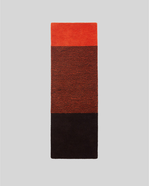 Vloerkleed Wol Horizontaal Poppy Orange Brown - SUITE702