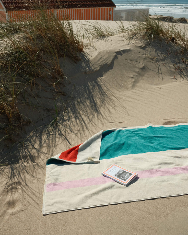 Strandlaken Pink Turquoise Lime Red - SUITE702