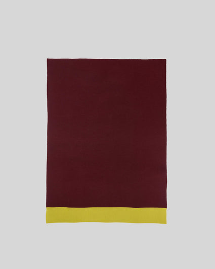 Merino Plaid Bordeaux Peach Lime - SUITE702