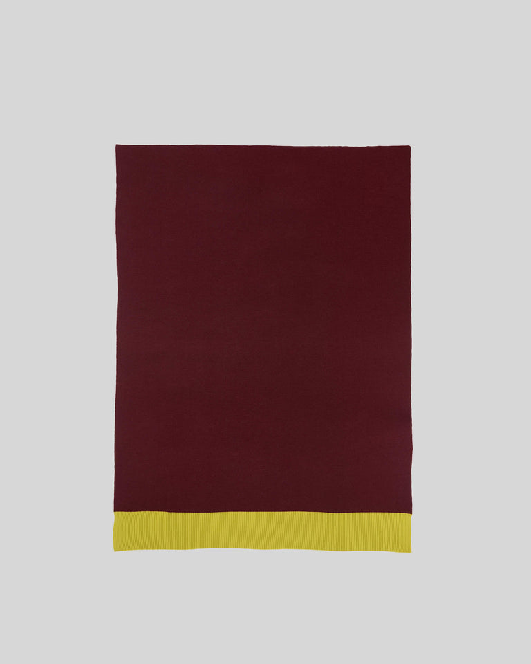 Merino Plaid Bordeaux Peach Lime - SUITE702