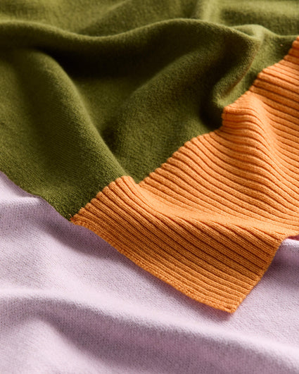 Merino Plaid Green Pink Orange - SUITE702