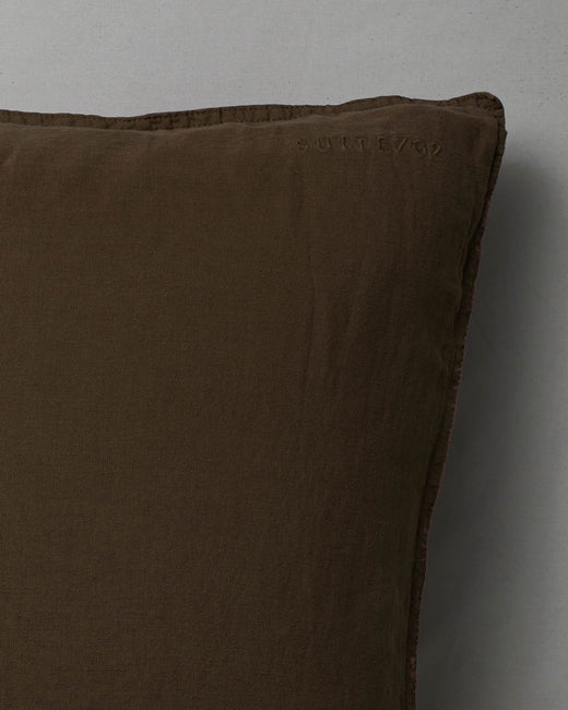 Kussensloop Linnen Dark Brown - SUITE702
