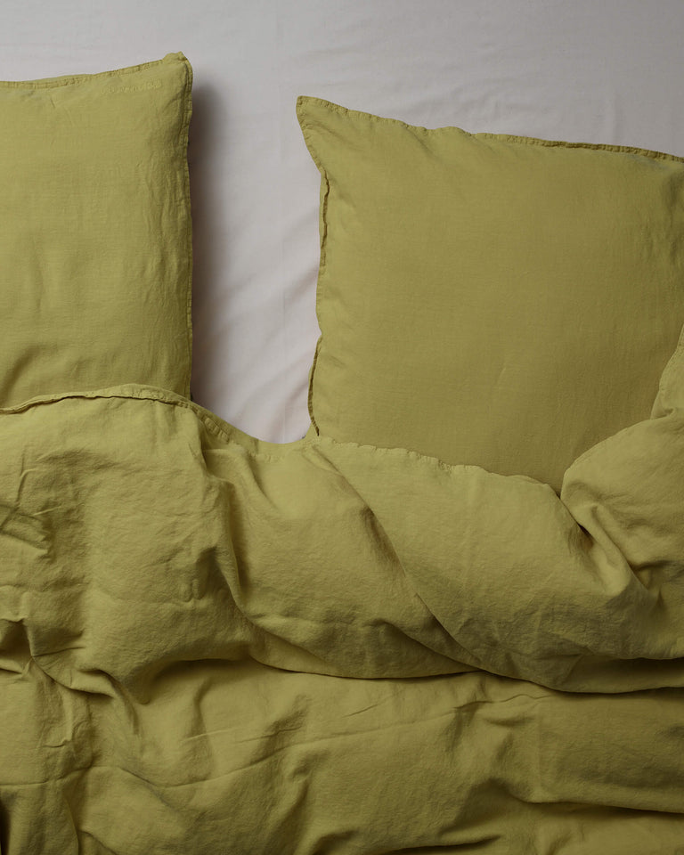 Beddengoed Set Linnen Pear Green - SUITE702