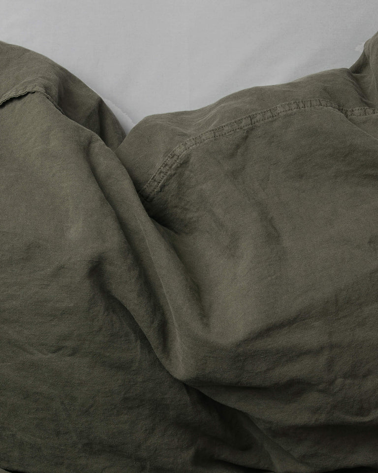 Dekbedovertrek Linnen Army Green - SUITE702