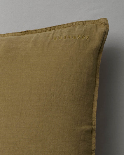 Kussensloop Linnen Khaki Gold - SUITE702