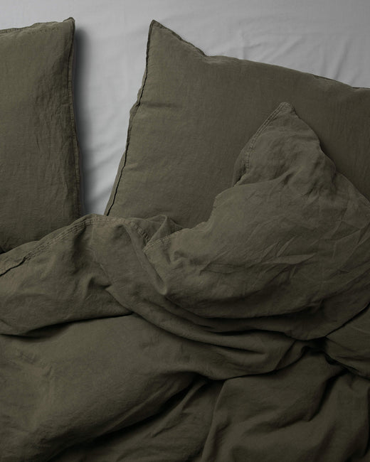 Beddengoed Set Linnen Army Green - SUITE702