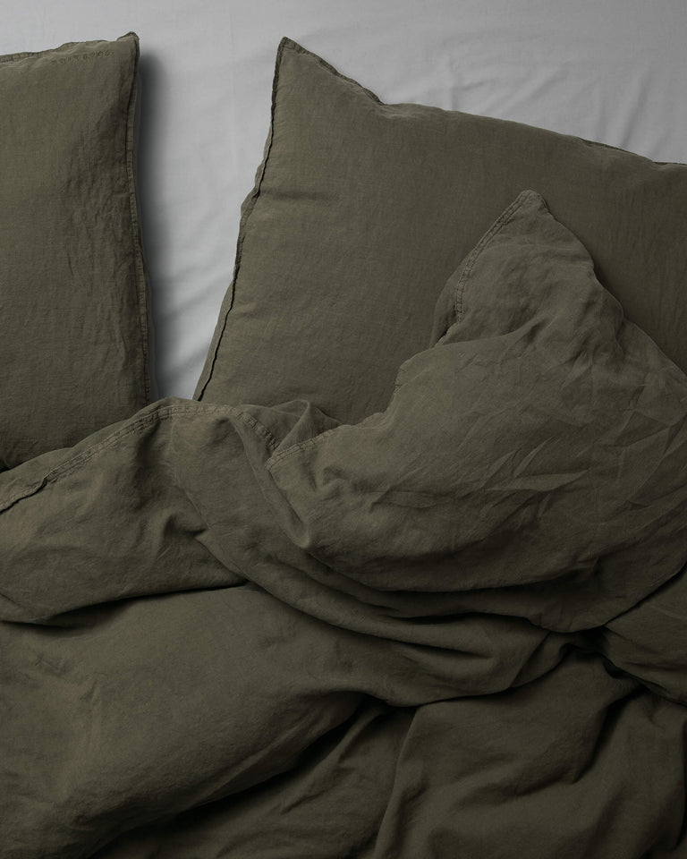 Beddengoed Set Linnen Army Green - SUITE702