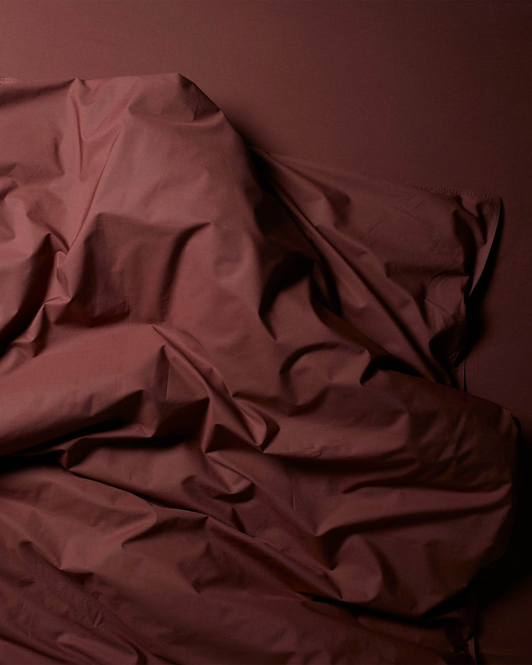 Beddengoed Set Katoen Brique Red - SUITE702