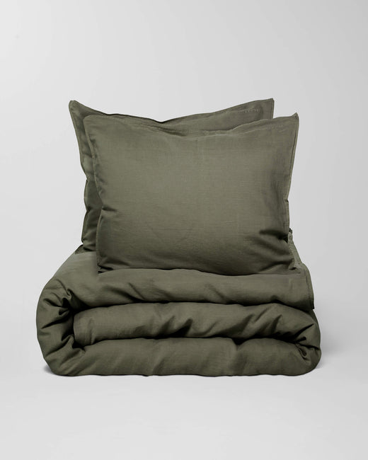 Beddengoed Set Linnen Army Green - SUITE702