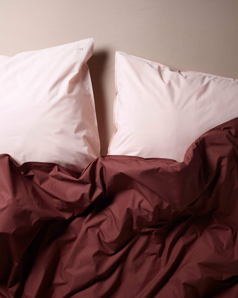 Dekbedovertrek Katoen Brique Red - SUITE702