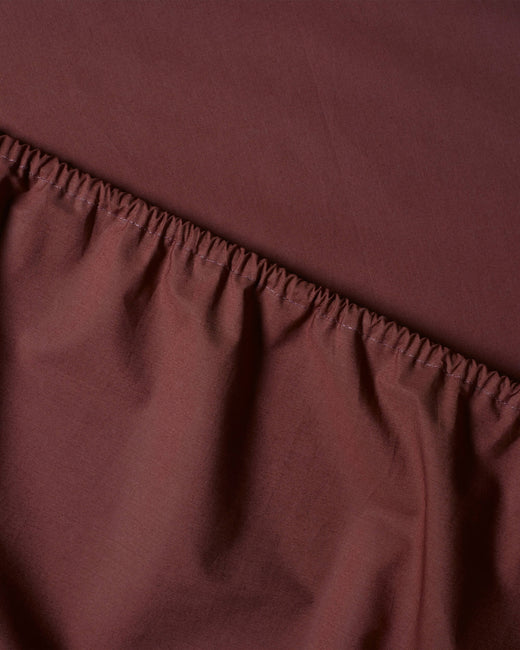 Hoeslaken Katoen Brique Red - SUITE702