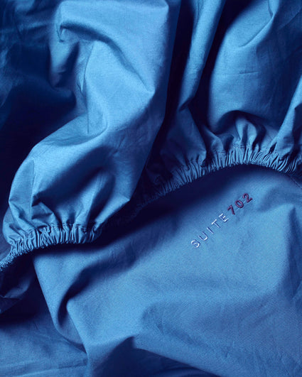 Hoeslaken Katoen Cobalt Blue - SUITE702