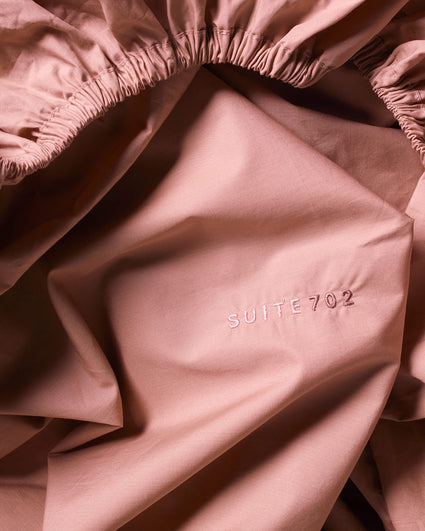 Hoeslaken Katoen Dusty Rose - SUITE702