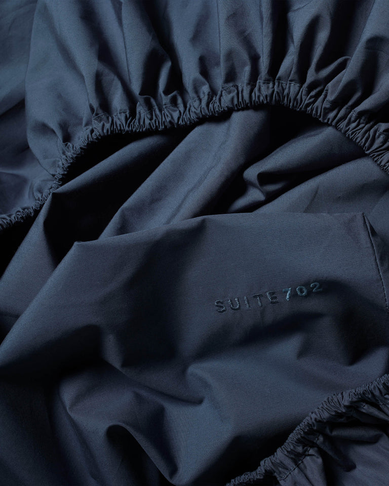 Hoeslaken Katoen Navy Blue - SUITE702