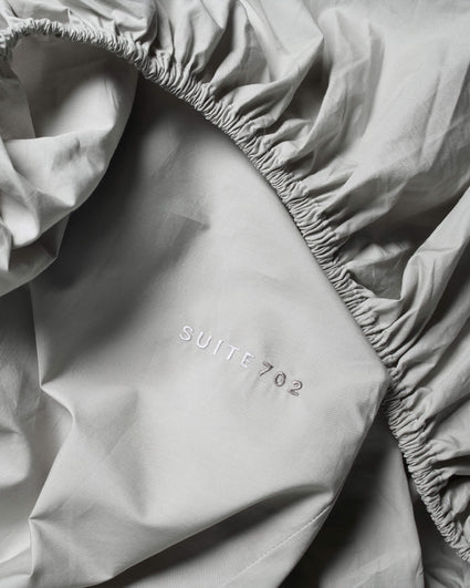 Hoeslaken Katoen Silver Grey - SUITE702