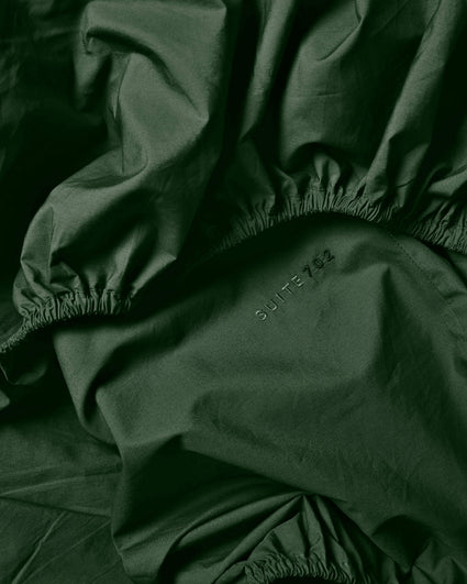 Hoeslaken Katoen Forest Green - SUITE702