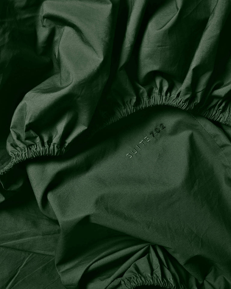 Hoeslaken Katoen Forest Green - SUITE702