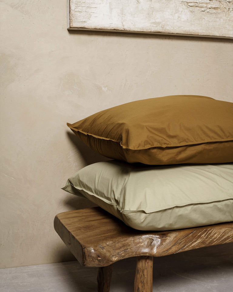 Kussensloop Katoen Khaki Gold - SUITE702