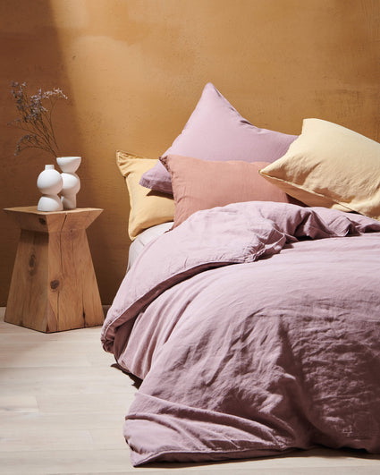 Dekbedovertrek Linnen Mauve - SUITE702
