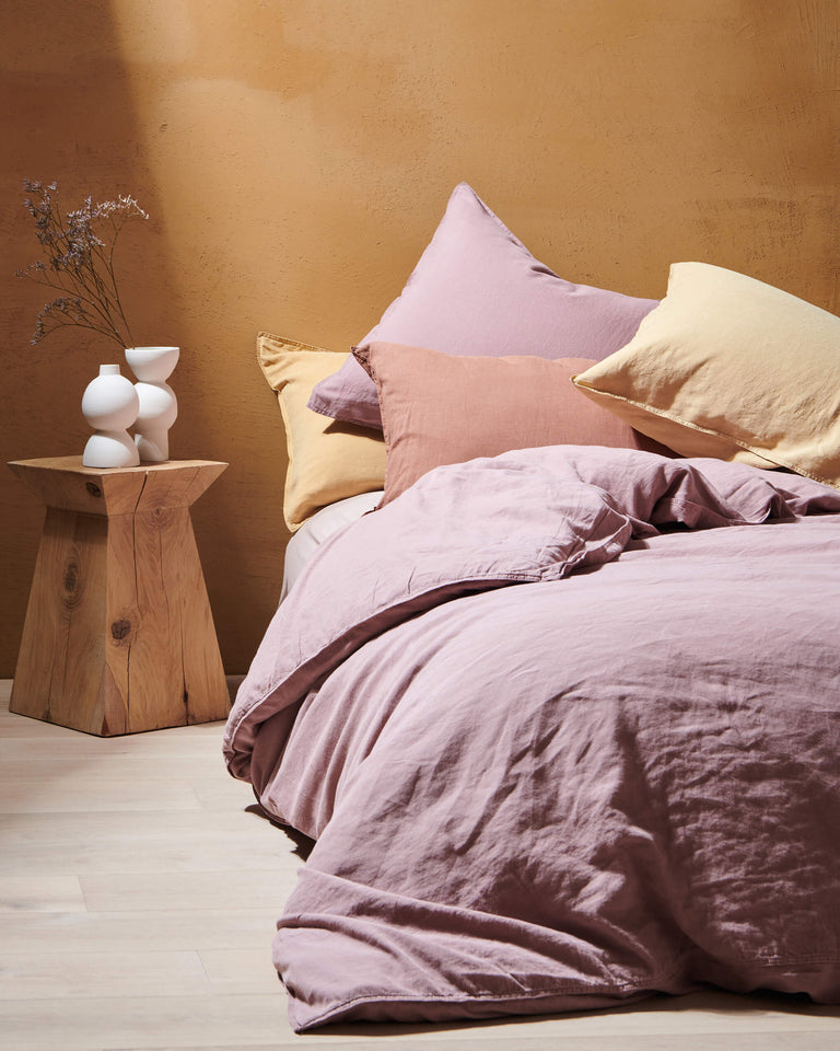 Dekbedovertrek Linnen Mauve - SUITE702