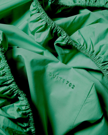 Hoeslaken Katoen Jade Green - SUITE702